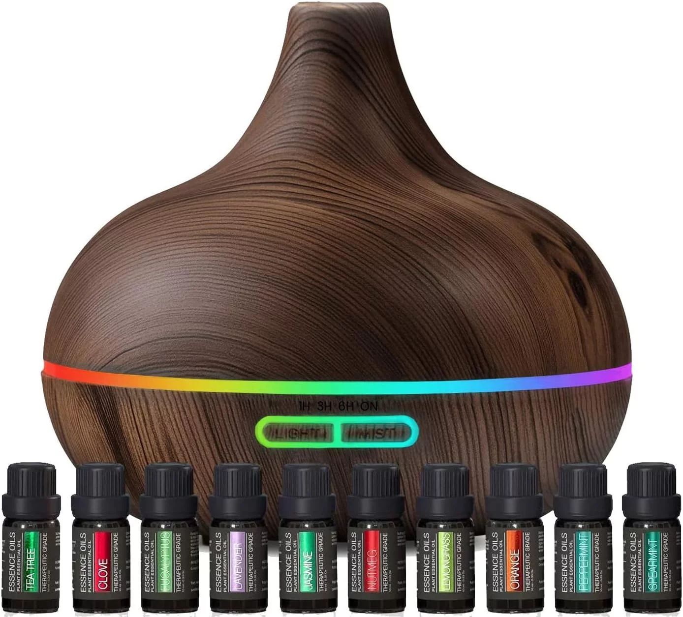 Pure Daily Care - Aromatherapy Diffuser & Essential Oil Set - Ultrasonic Diffuser & Top 10 Oils -... | Walmart (US)
