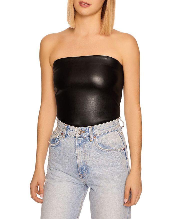 Faux Leather Tube Top | Bloomingdale's (US)
