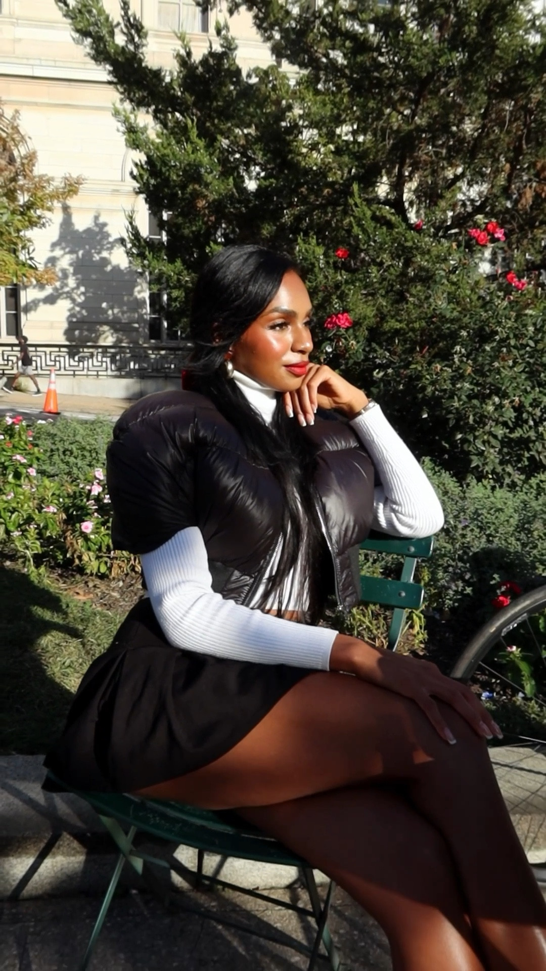 🍂 Fall Outfit Inspo Alert!

Keeping it sleek and classy this season with my go-to fall combo 

I styled a black puffer vest over a white turtleneck, paired with a black mini skirt and black pointed stilettos for that effortless city-girl edge.

Added a pop of red with my handbag and lipstick 💄 + wood earrings for a warm autumn touch.
Perfect for a cozy coffee date, brunch, or a stylish stroll through the city 🍁

I have added all of the same and or similar wardrobe pieces below! For specific wardrobe details check out and join my Instagram blog.

Follow my Instagram fashion blog for more fashion inspiration and details @NiobyMonroe 


Fall outfit ideas, autumn outfit ideas, fall fashion, fall outfits, fall outfits women, puffer jacket outfit

#LTKStyleTip #LTKTall #LTKSeasonal