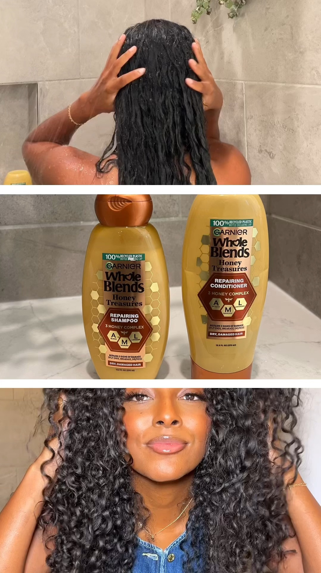 #ad curly hair products i’ve been loving lately! @garnierusa 
@target #targetpartner #target #targetstyle #garnierpartner #naturalhair #washday