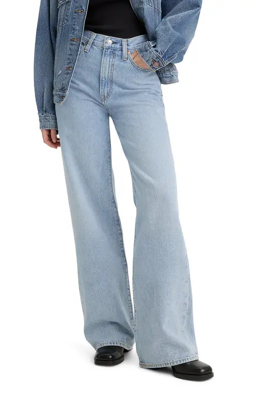 levi's Ribcage High Waist Wide Leg Jeans in Far And Wide at Nordstrom, Size 27 32 | Nordstrom