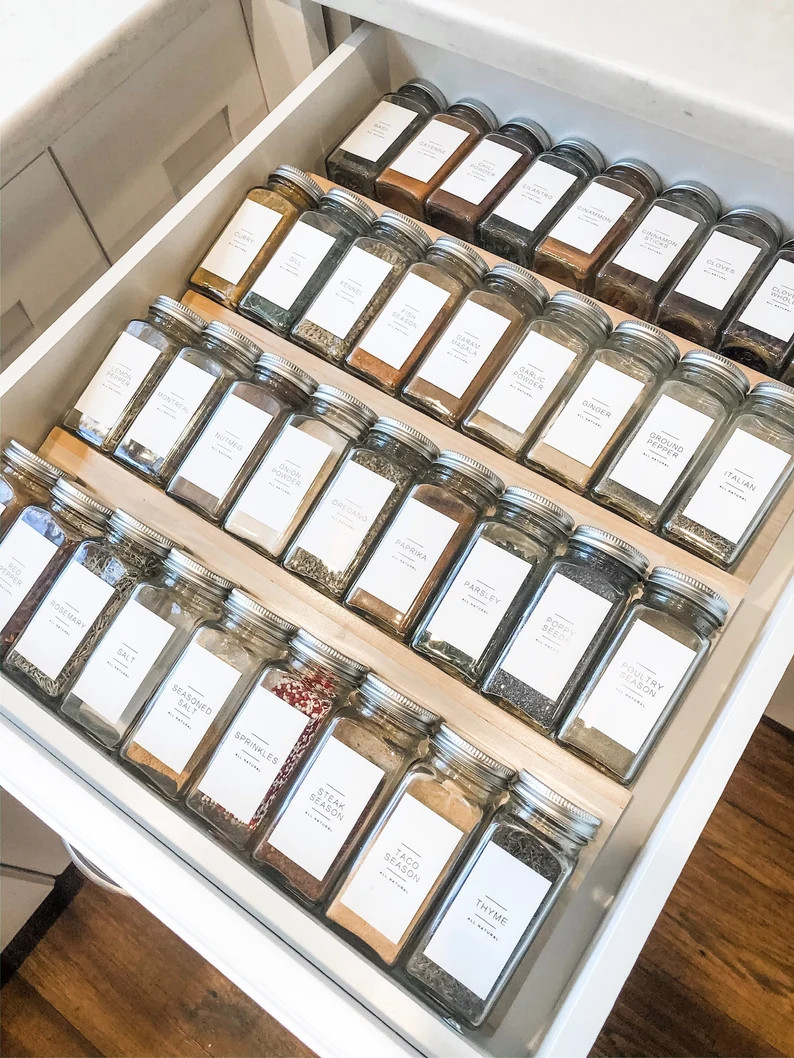 Modern Minimalist Spice Labels | Etsy | Etsy (US)