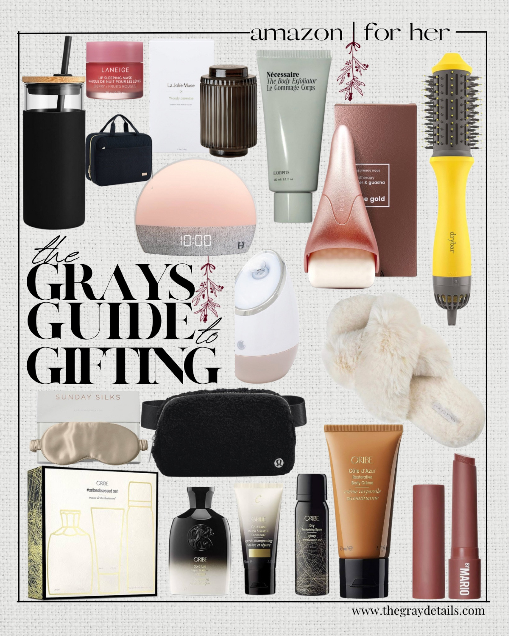 Amazon gift guide for her 

Ice roller, hair tool, water bottle, lotion, hatch, Christmas 

#LTKGiftGuide #LTKCyberWeek #LTKbeauty