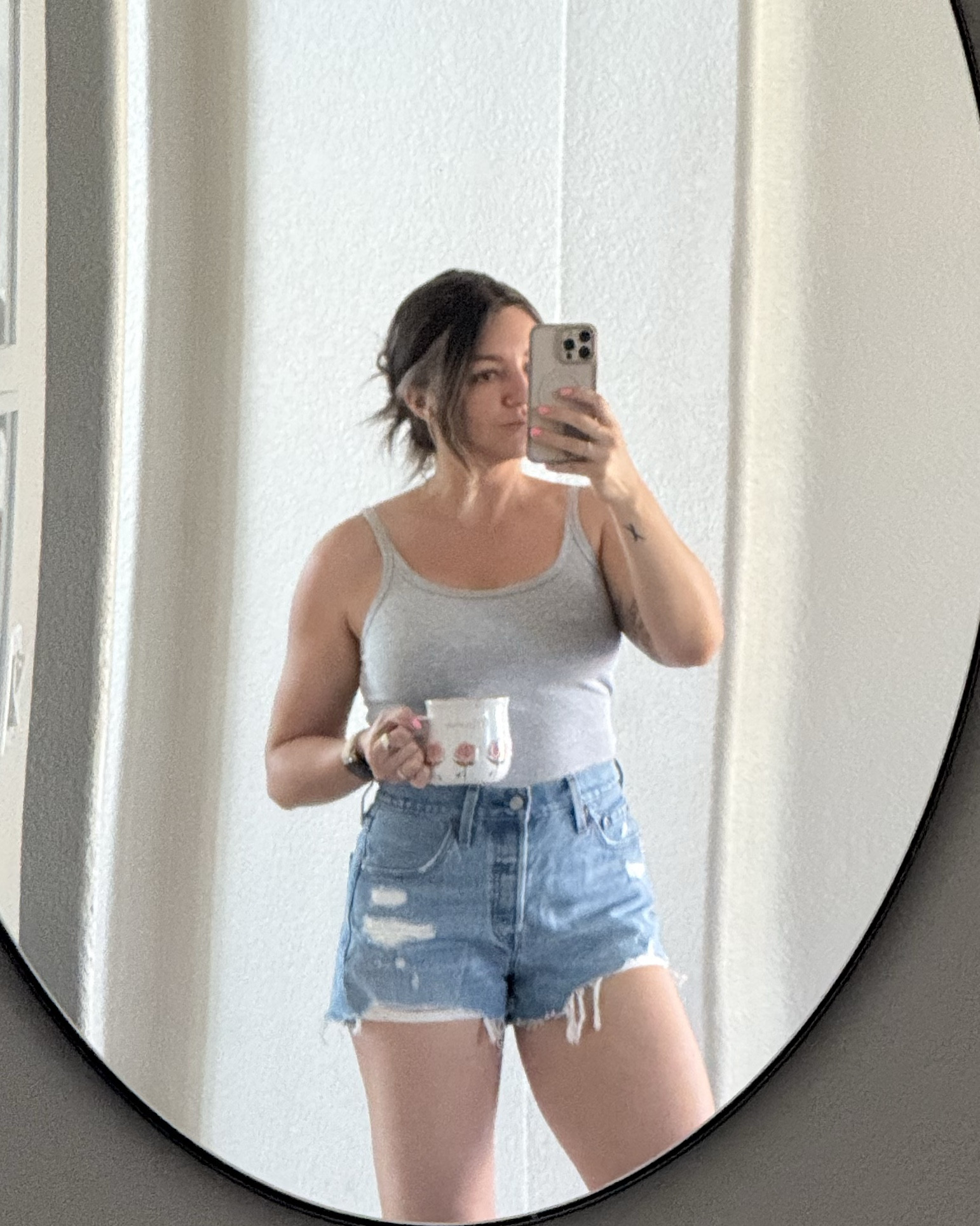 Monday vibes! This Amazon Basics tank is one of my new favorite pieces, and I will be ordering it in every color! Wearing the full length in size small.  

#LTKOver40 #LTKSeasonal #LTKFindsUnder50