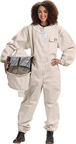 Bees & Co U73 Natural Cotton Beekeeper Suit With Round Veil | Amazon (US)