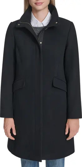 Cole Haan Longline Wool Blend Coat | Nordstromrack | Nordstrom Rack