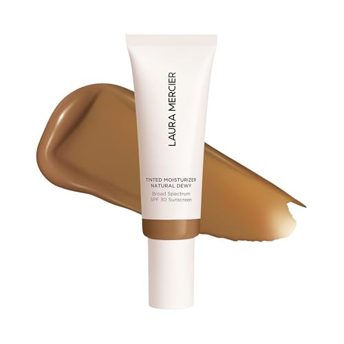 Laura Mercier Tinted Moisturizer Natural Dewy with SPF 30: 24HR+ Hydration, Long Lasting, Sheer to Light, Buildable Coverage, Dewy Finish, Improve Skin Tone and Texture, Skin Tint, Clay | Amazon (US)