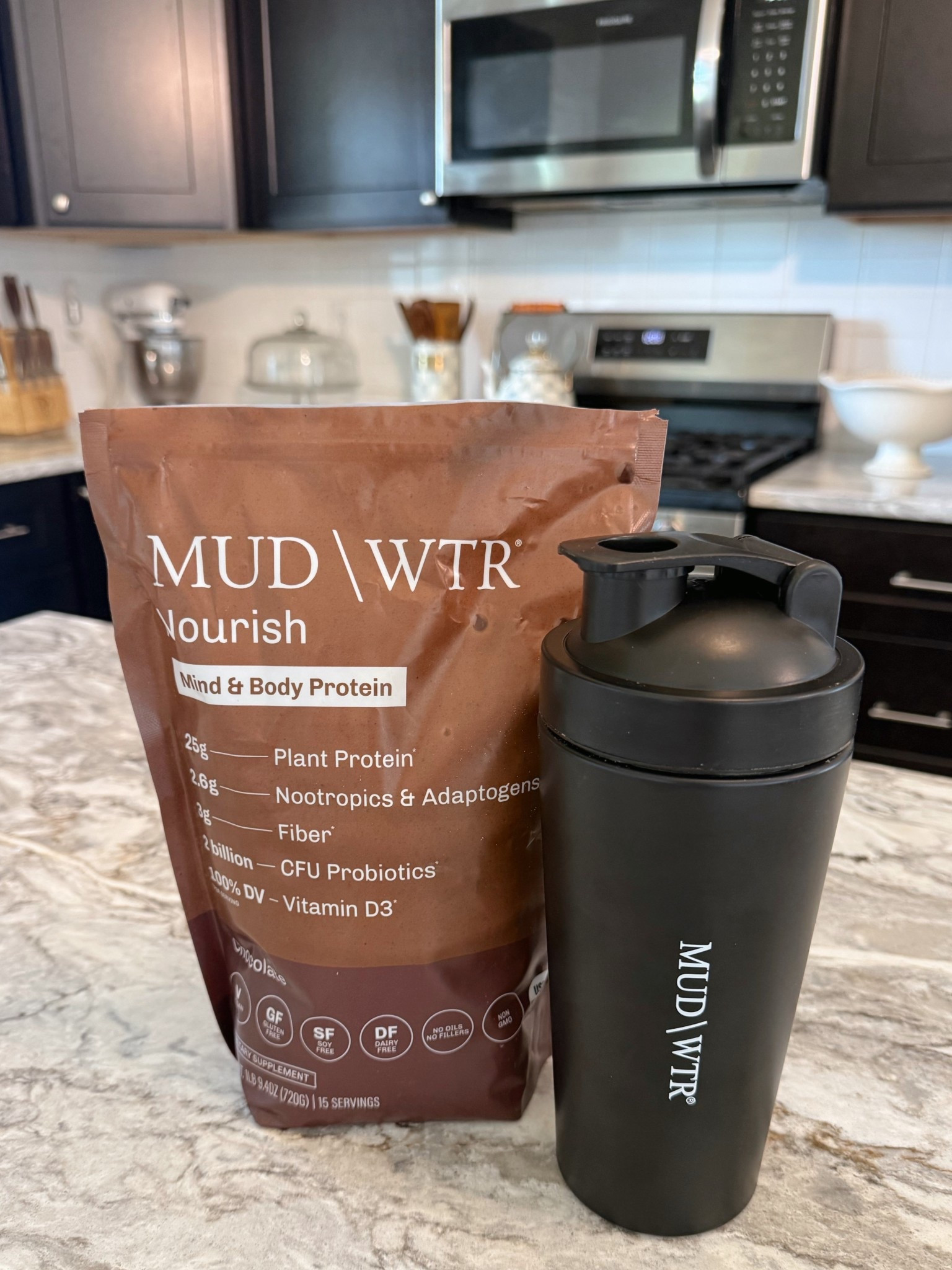 Mornings set the tone for the day, so I start mine with intention ✨

@drinkmudwtr’s new Nourish is more than a protein shake — it’s a blend of 25g vegan protein, functional mushrooms, nootropics and probiotics to fuel both body and mind.

My favorite part? The chocolate flavor tastes indulgent, but every sip is packed with benefits.

Use code SUMMER to save 15% on Starter Kits 🤎
#mudwtr

#LTKFamily #LTKSaleAlert #LTKActive