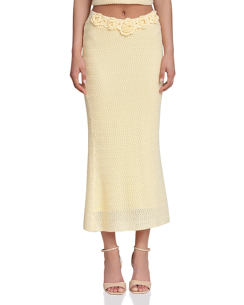 Avec Les Filles Crochet Midi Skirt | Bloomingdale's (US)