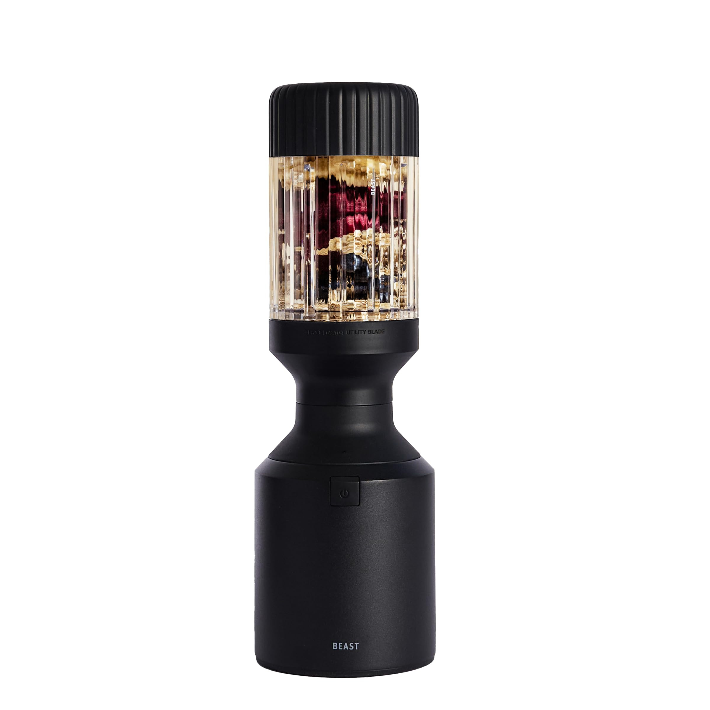 Beast Blender | Sleek Kitchen Countertop Design, Patented Blending Technology | Take Smoothies & Shakes To-Go with NEW Portable Straw Cap System (Carbon Black) | Amazon (US)
