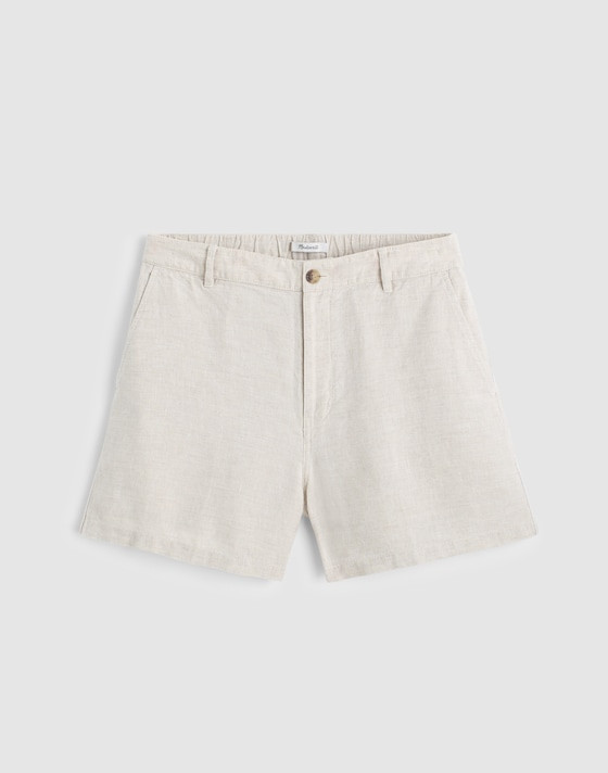 The Zoe Short in 100% Linen | Madewell