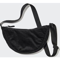 Uniqlo - Cotton Round Mini Shoulder Bag - Black - One Size | UNIQLO (UK)