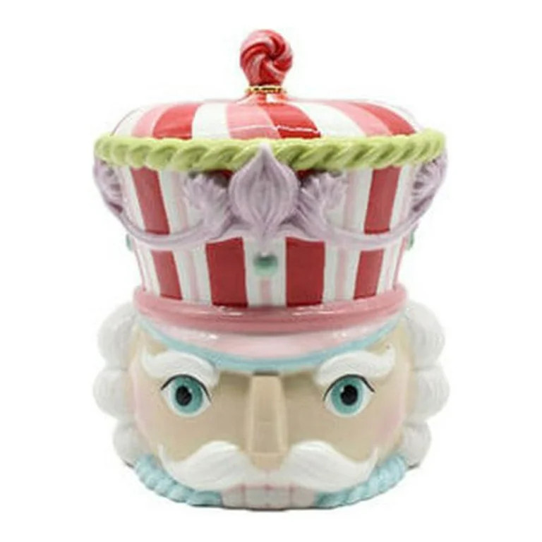 December Diamonds 10-inch Nutcracker Head Cookie Jar | Walmart (US)