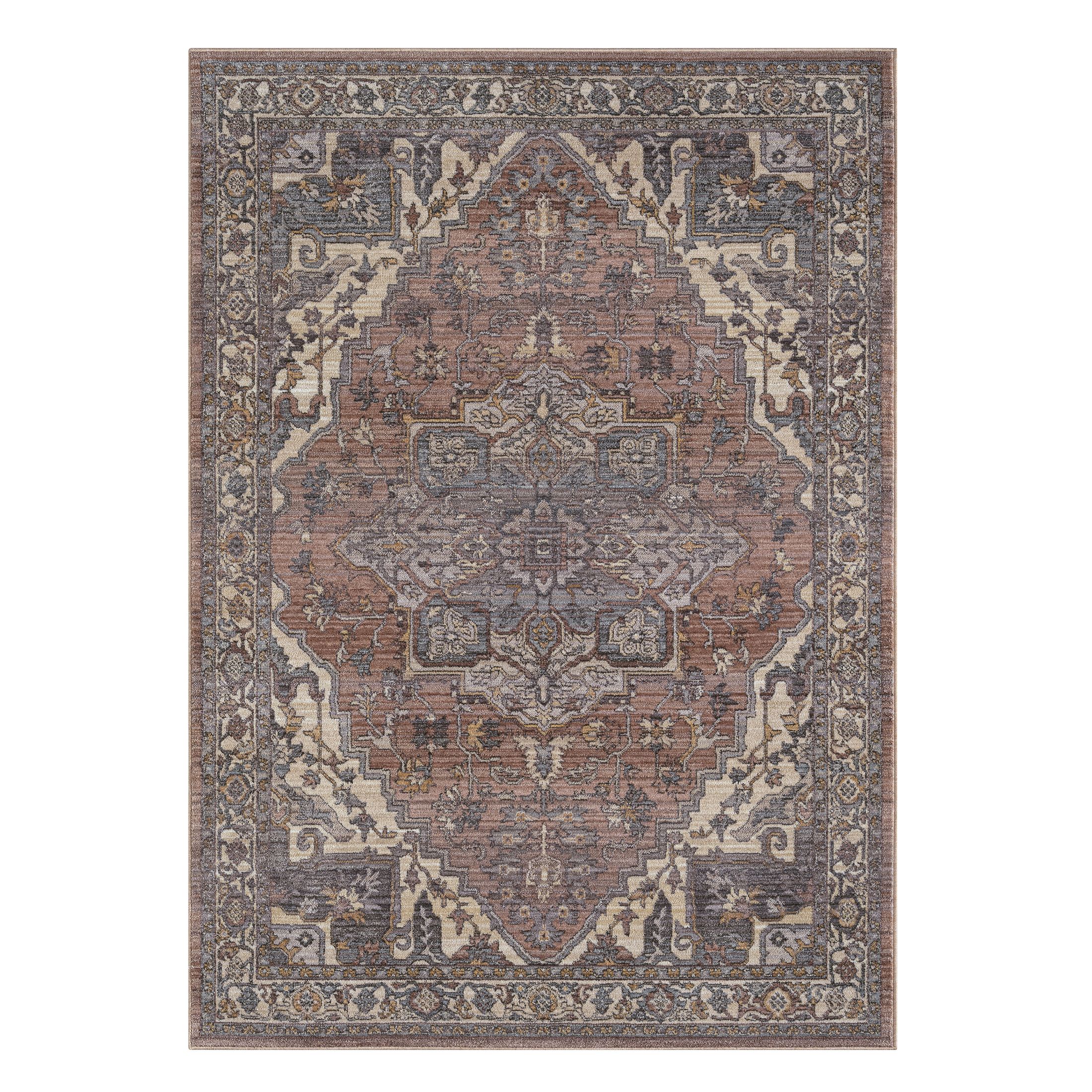 Better Homes & Gardens Mauve Persian Medallion Indoor Area Rug, 5' x 7' - Walmart.com | Walmart (US)