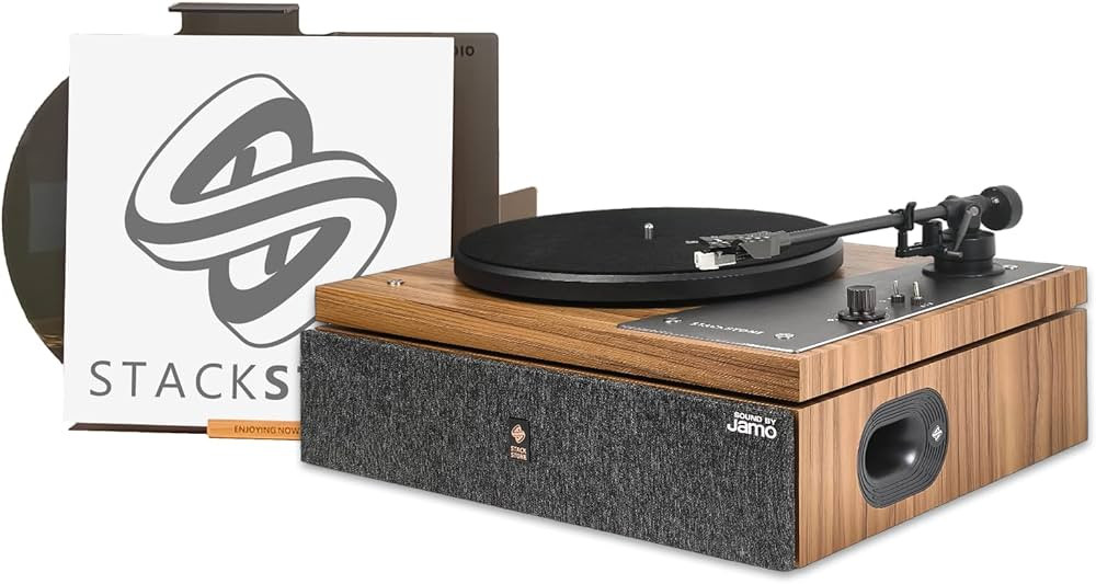 Jamo Record Player, Hi-Fi Vinyl Record Player with Enhanced Sound by Jamo, Built-in Speakers, Mag... | Amazon (US)