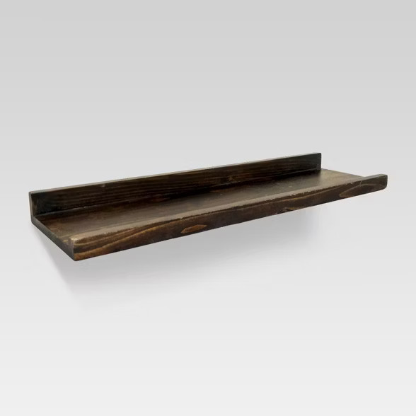 Wood Ledge Wall Shelf Brown - Threshold™ | Target