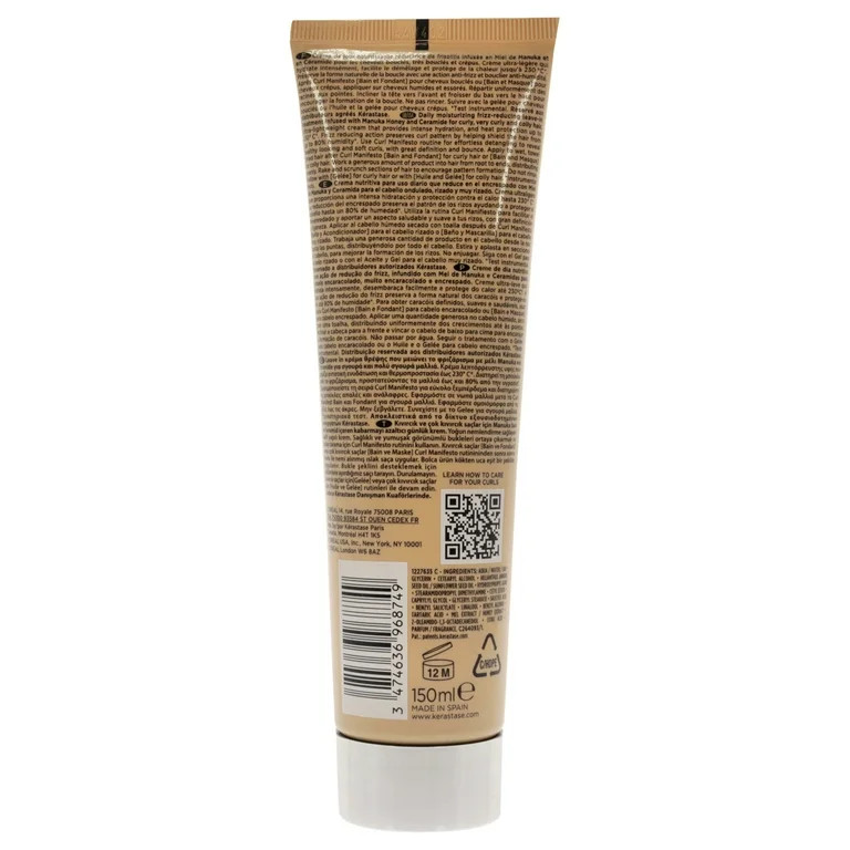 Kerastase Curl Manifesto Leave-In Treatment Daily Moisturizing Cream for Curly Hair5.1oz/150ml | Walmart (US)