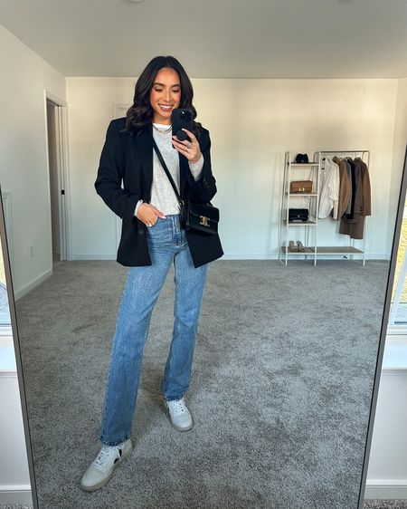 Medium sweater, S tee, 26 long denim







Casual outfit
Layered outfit
Blazer outfit
Winter outfit
Sneakers outfit

#LTKunder100 #LTKstyletip #LTKSeasonal
