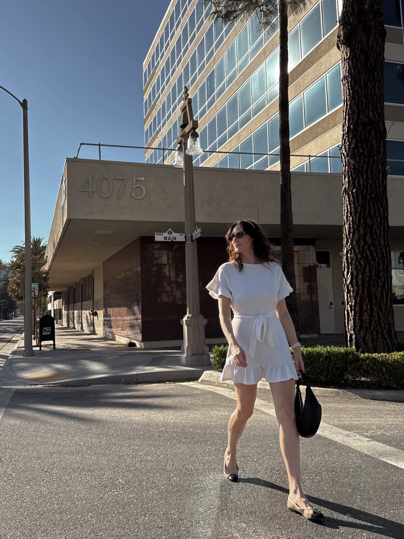 This dress is over five years old, so I will link two very similar options instead. The flats are Chanel, but I’m linking a pair that looks almost identical.

#LTKStyleTip #LTKSeasonal #LTKOver40