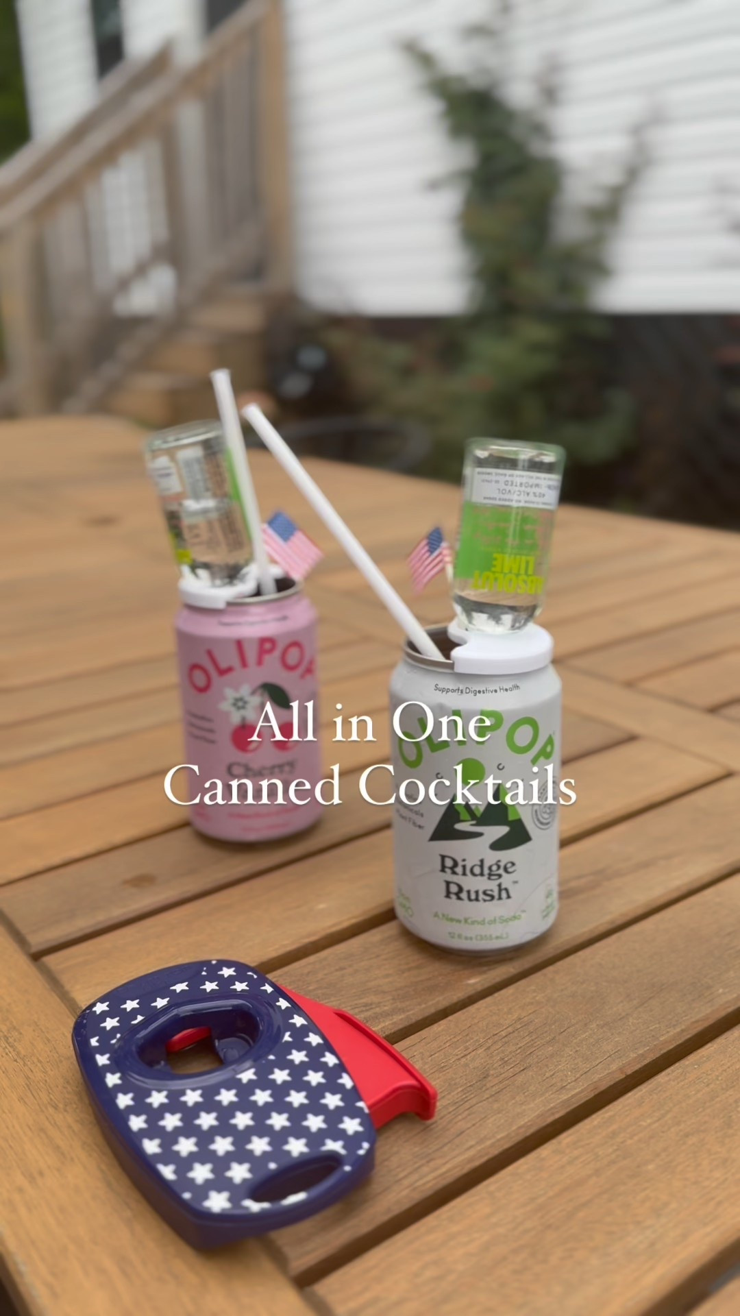 All in one canned cocktail - with draft top 