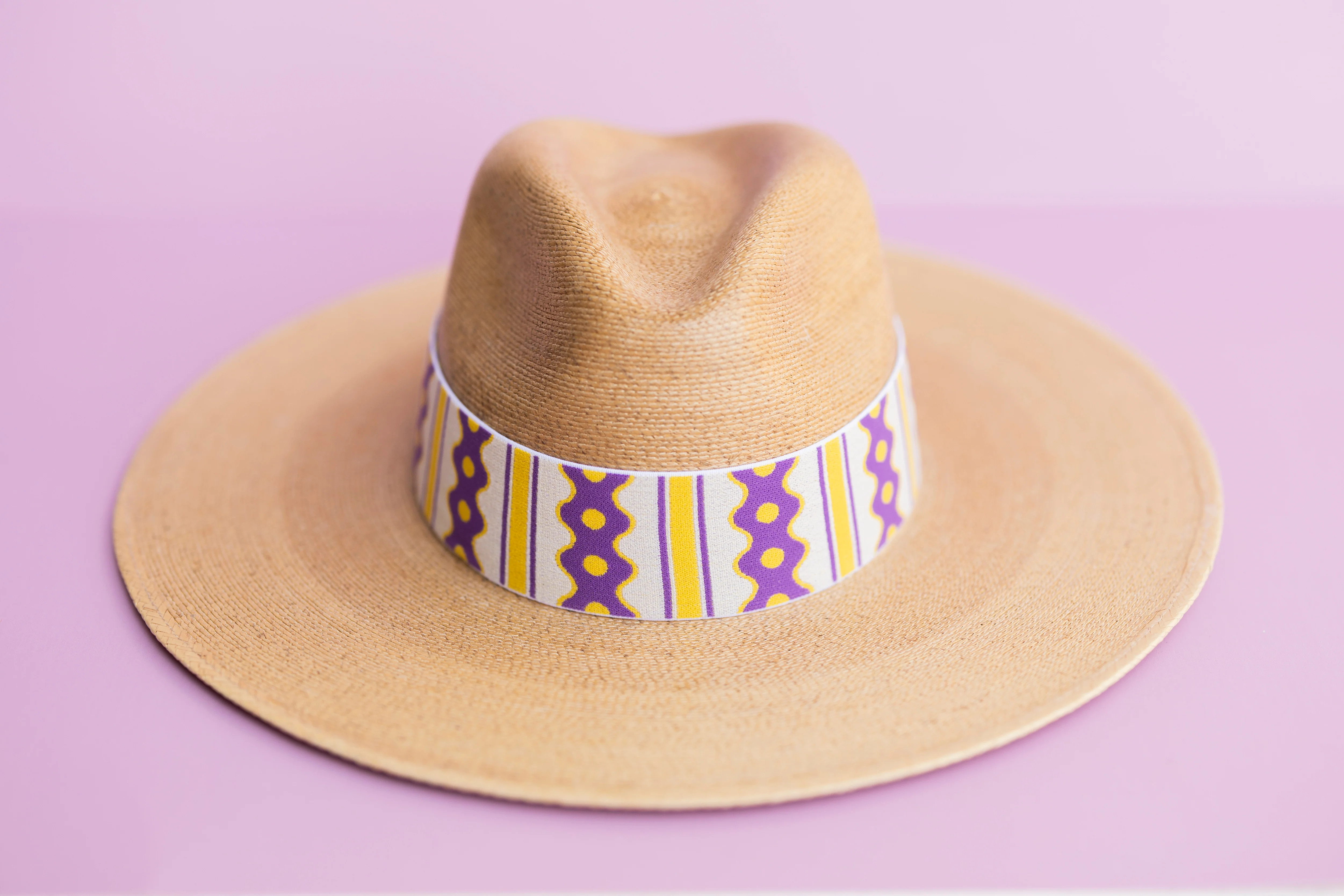 Purple and Yellow Wavy Baby | Bandette Bands