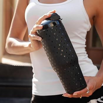 HydroJug Polka Dot Ease2o 40oz Insulated Water Bottle, Noire Satin | Amazon (US)