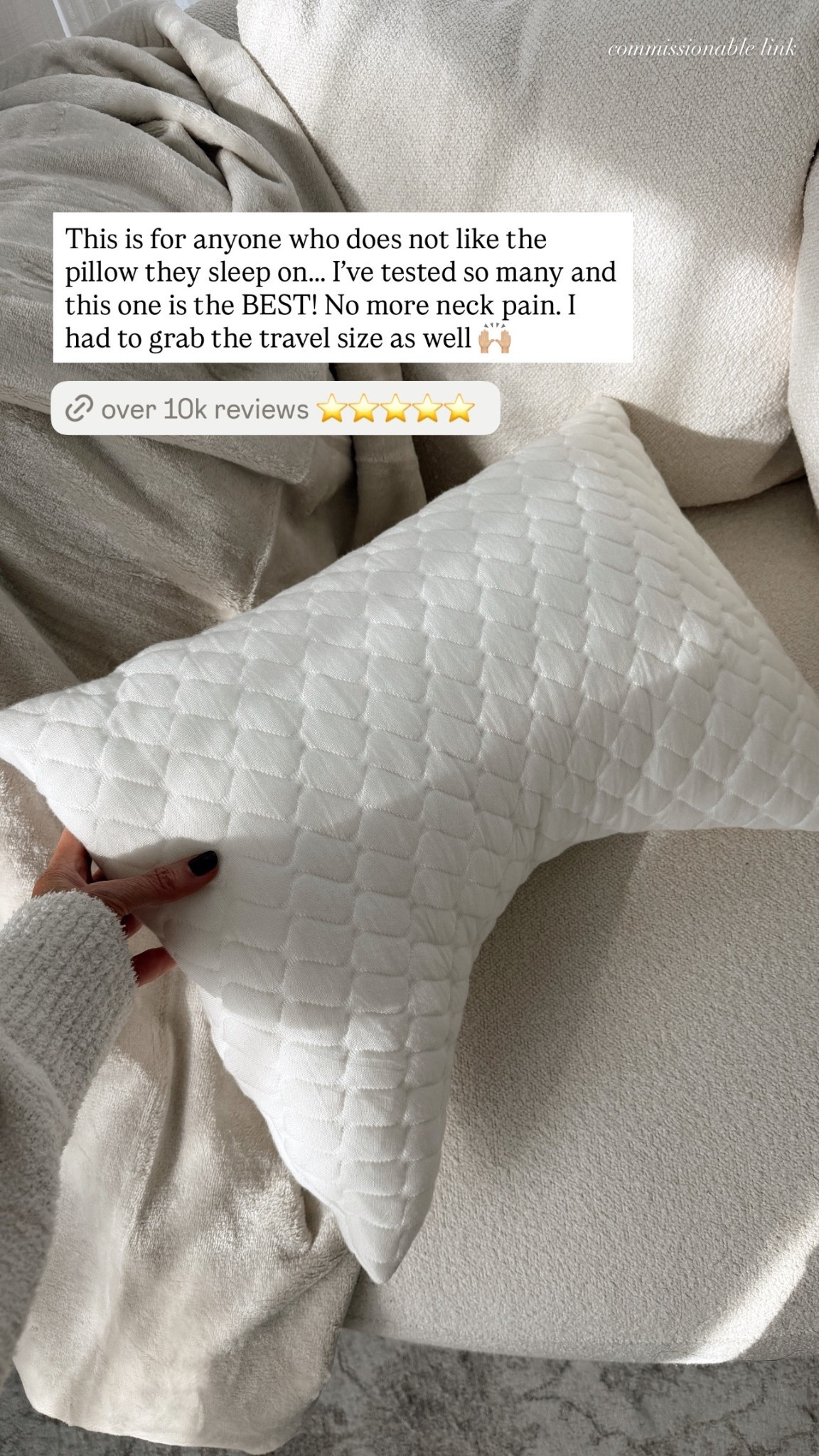 This is for anyone who does not like the pillow they sleep on... I've tested so many and this one is the BEST! No more neck pain. I had to grab the travel size as well🙌🏼

#LTKHoliday #LTKHome #LTKBeauty