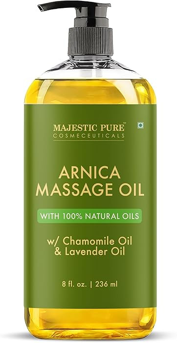 MAJESTIC PURE Arnica Massage Oil for Massage Therapy - Refreshing, and Relaxing - Natural Oils wi... | Amazon (US)
