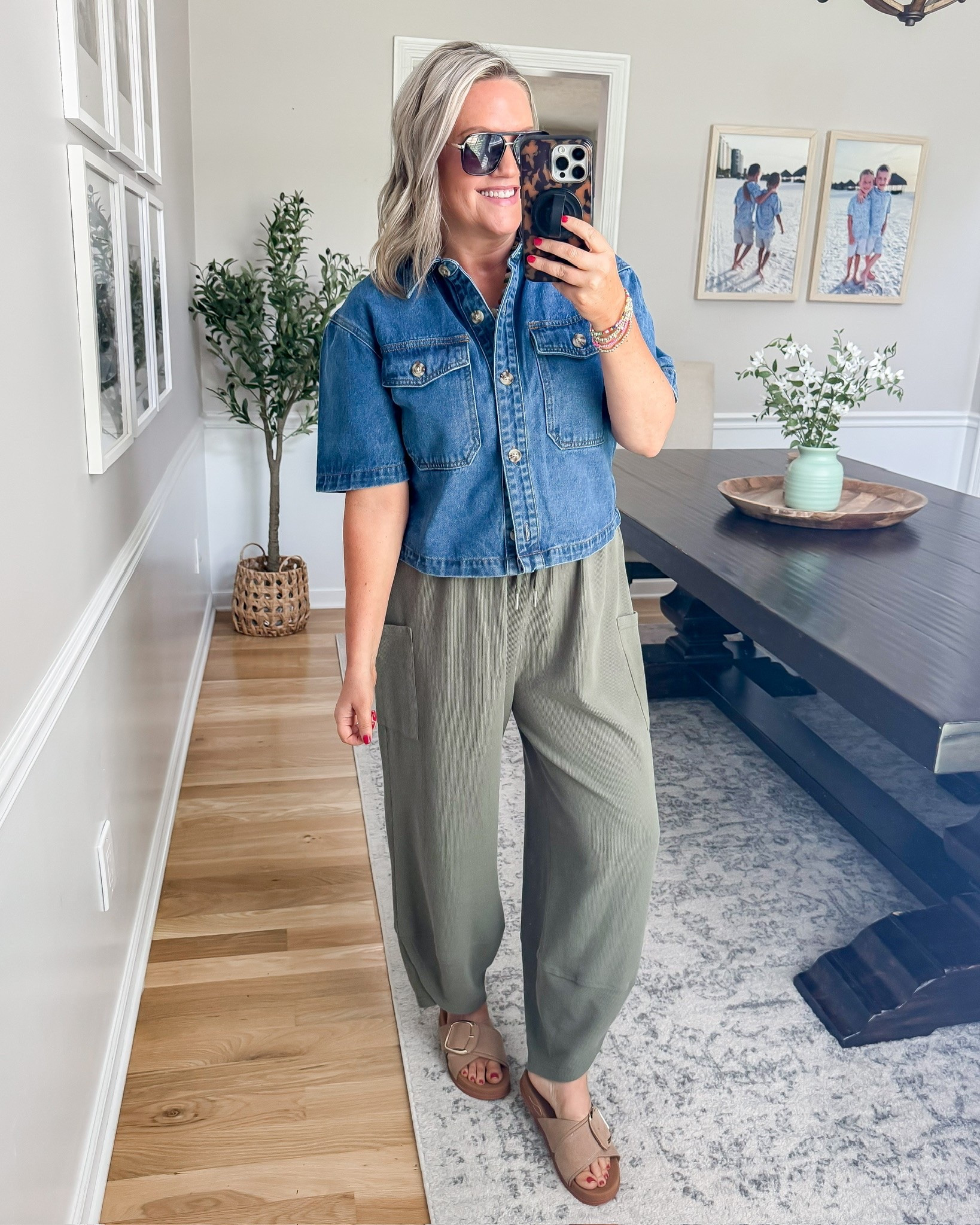 This denim top is such a good elevated basic and these pull on pants are ridiculously comfy. Easy everyday outfit that looks put together without trying too hard.

denim top outfit, comfy pull on pants, casual chic outfit, everyday style, amazon fashion finds, relaxed fit pants, effortless outfit idea, comfy and cute, spring summer outfit, neutral outfit inspo, casual mom style, easy outfit formula, everyday fashion, lovelylifestyling

#LTKootd #LTKSeasonal #LTKOver40