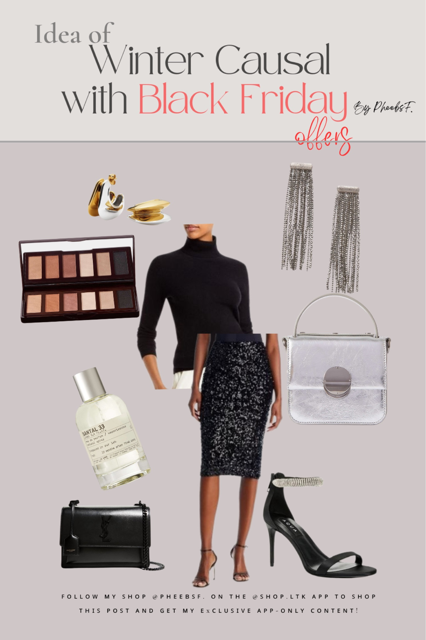 Holiday outfit on sale for Black Friday #Bloomingdale’s sequin skirt - save 25% Aqua #cashmere sweater on sale

Black Friday : Net-a-porter 30% off 
Do check out the Charlotte Tilbury eyeshadows and Santal 33 💋 

Missoma earrings 50% off , for yourself and Xmas gift are good ideas. 

#LTKSaleAlert #LTKCyberWeek #LTKFindsUnder100 #netaporter #makeup #perfume 



#LTKpartywear #LTKwinter #LTKgiftguide