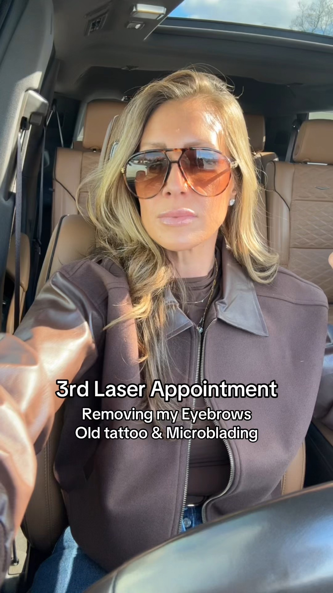 Jacket sz m
Brow removal 

#LTKOver40 #LTKStyleTip #LTKWatchNow