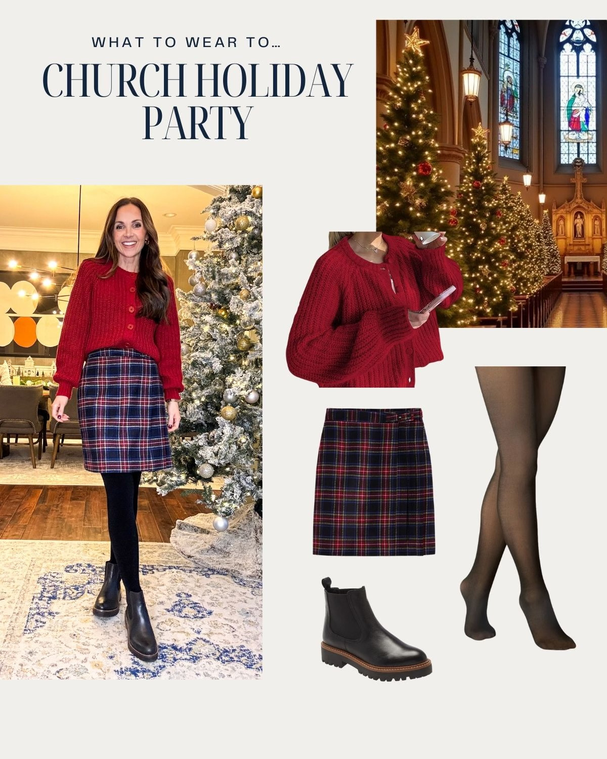 Church Holiday Party Outfit 

#LTKHoliday #LTKgrwm #LTKootd