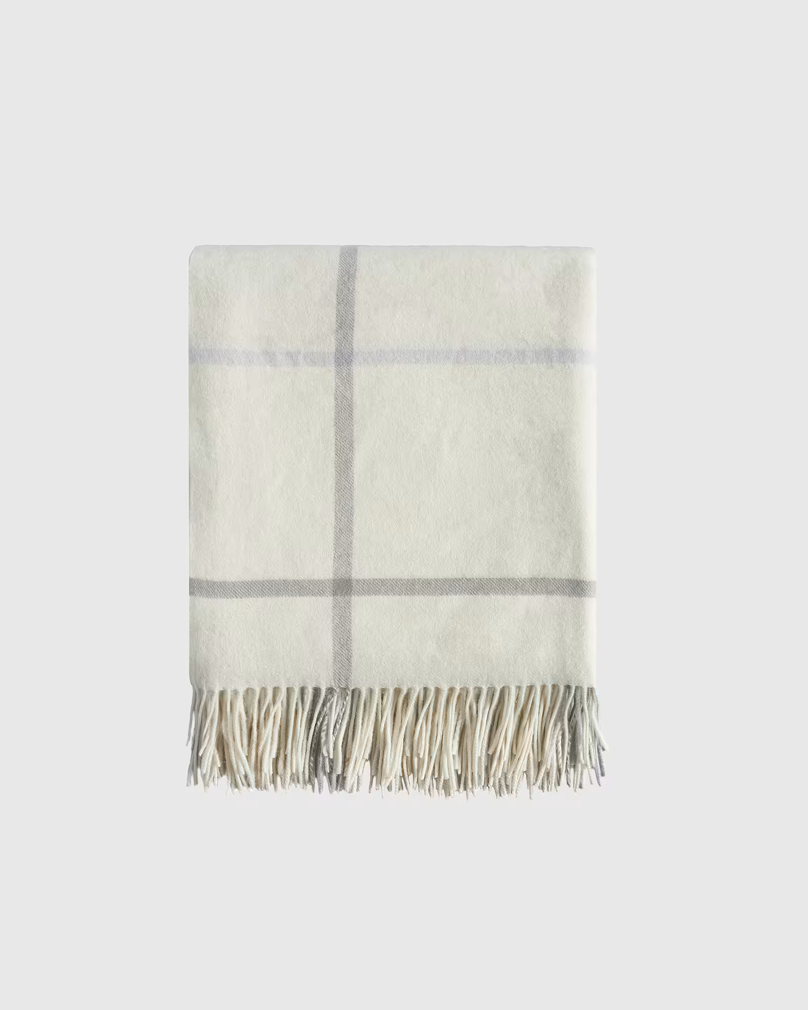 Mongolian Cashmere Plaid Throw | Quince