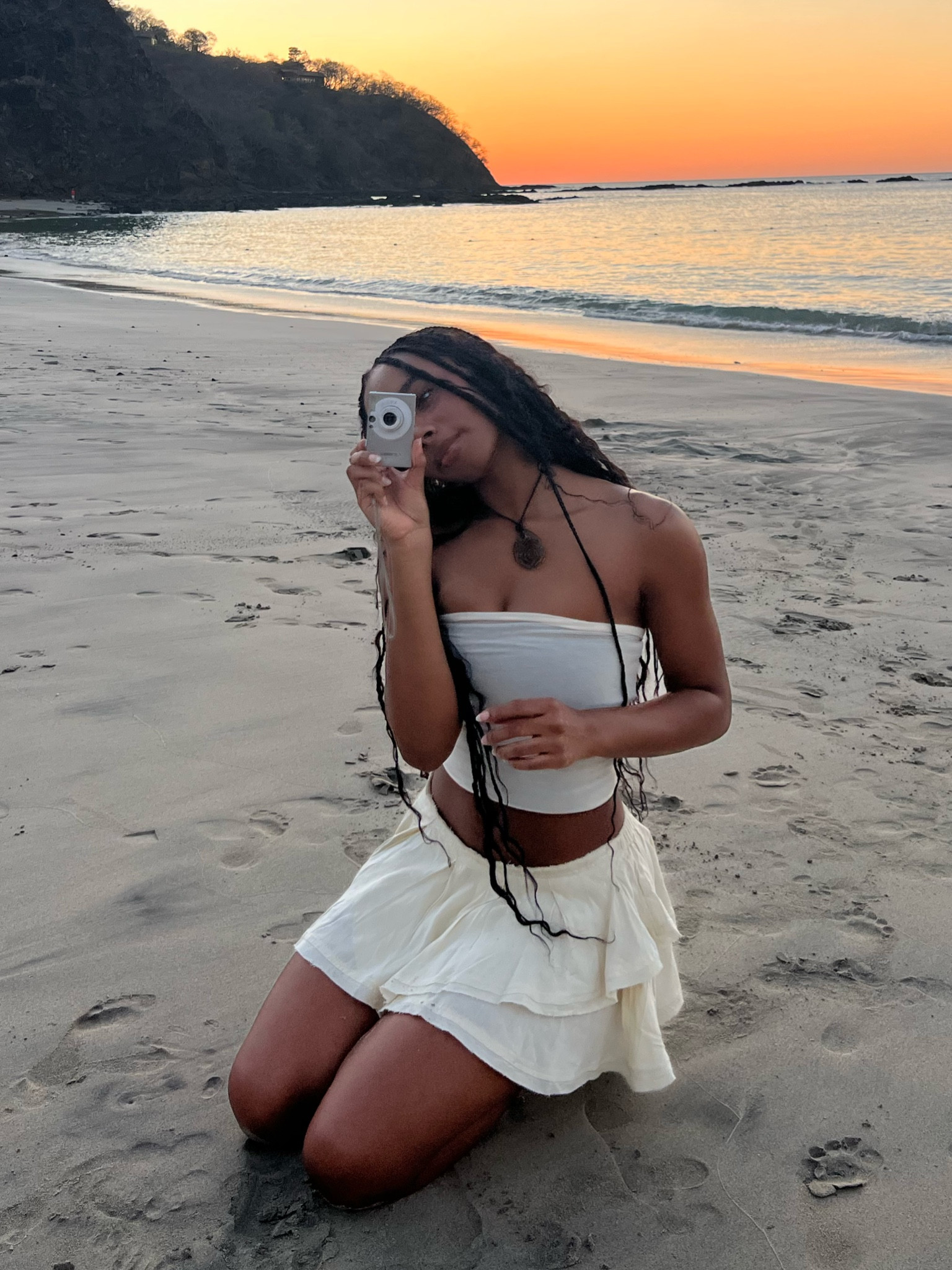 see through bandeau & size xs skort 