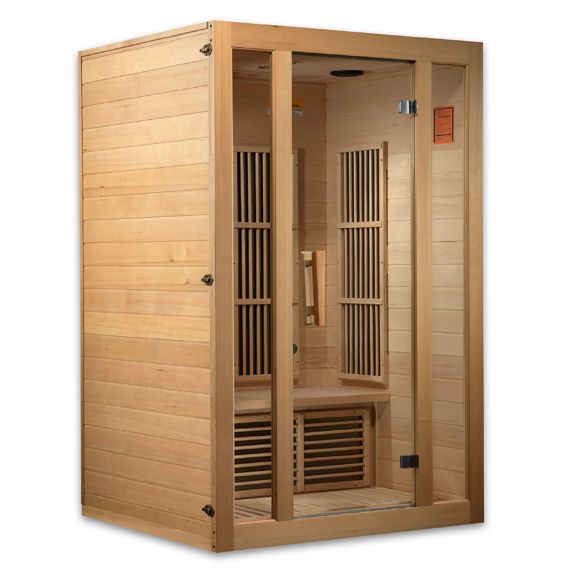 Maxxus Saunas MX-J206-01 Seattle Carbon Far Infrared Sauna for 2 Persons, Hemlock Wood (Curbside ... | Amazon (US)