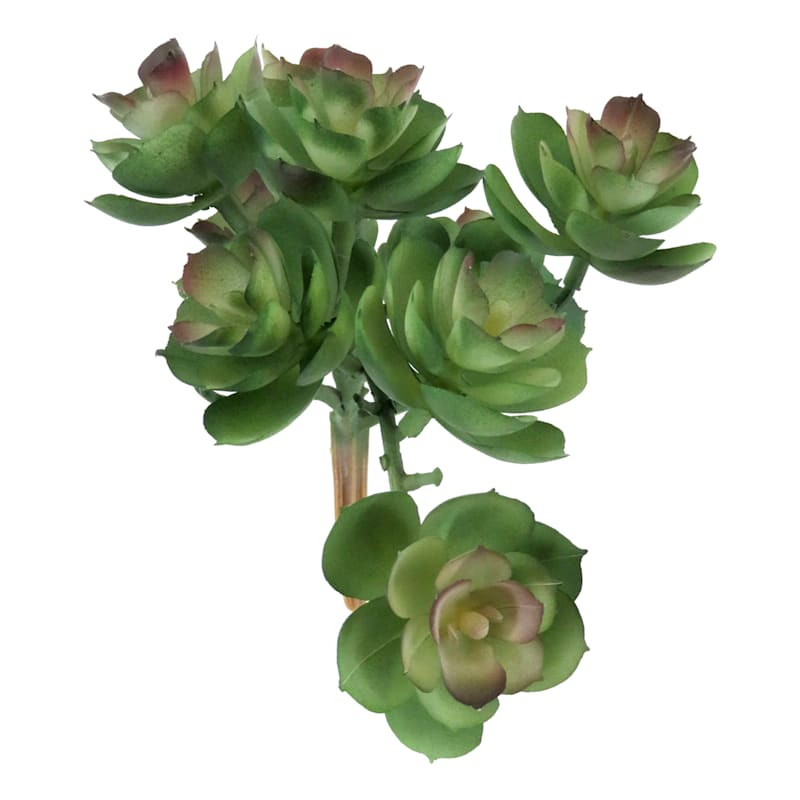 Mini Green Succulent Pick, 8" | At Home