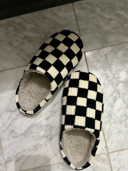 Checkered Slippers 

#LTKshoecrush #LTKstyletip #LTKunder50