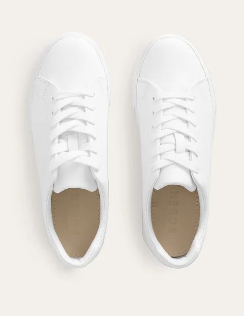 Leather Flatform Trainers | Boden (UK & IE)