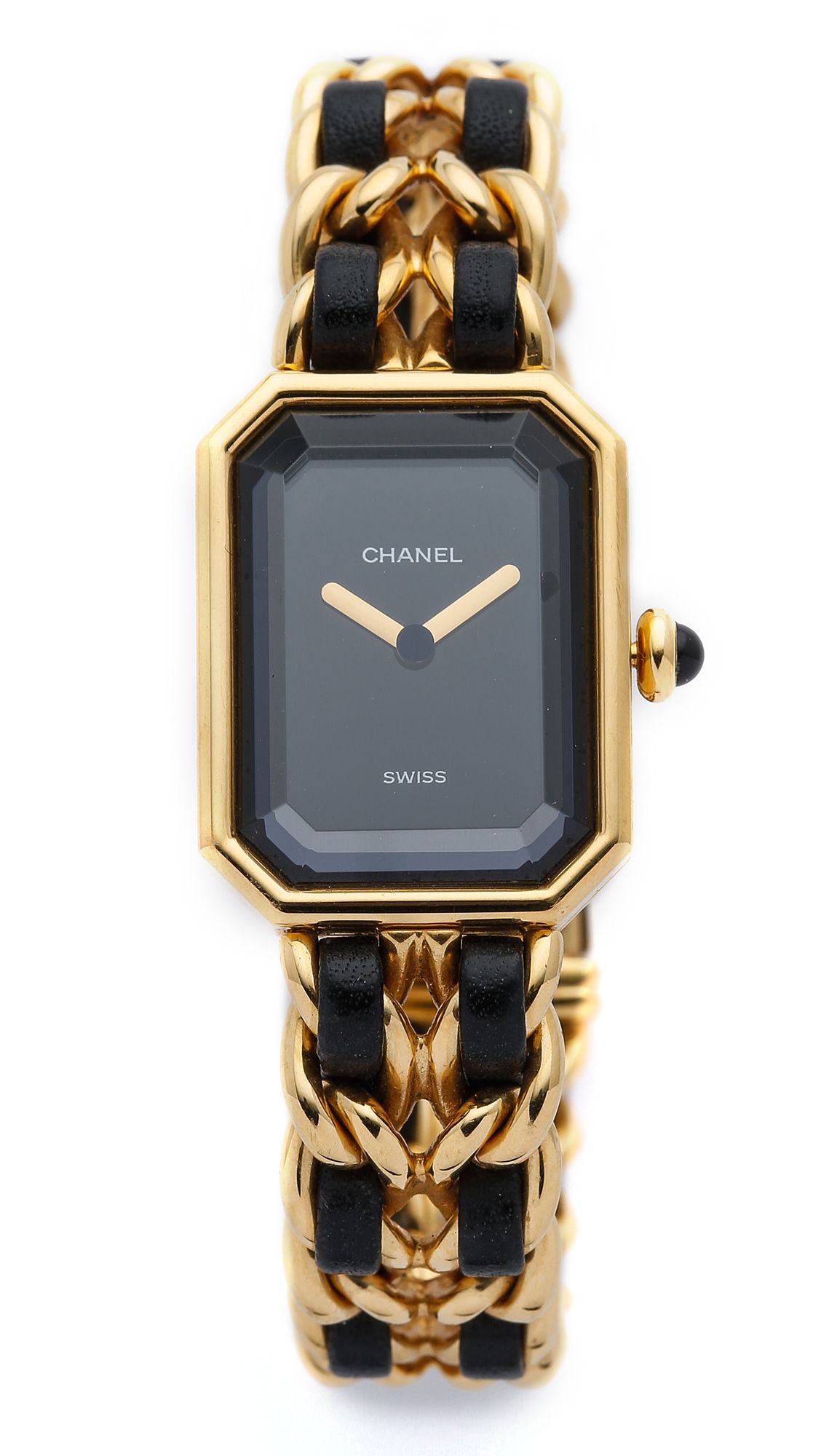 What Goes Around Comes Around Chanel Premiere Watch (Previously Owned) - Black/Gold | Shopbop
