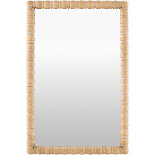 Galey Alix Karling Blair Traditional Accent Mirror, 37 in. H x 24 in. W x 2 in. D, Brown | The Home Depot