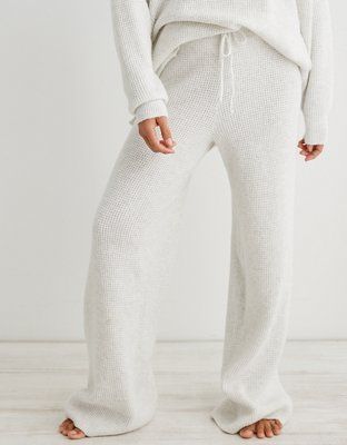 Aerie CozyUp Waffle Skater Pant | American Eagle Outfitters (US & CA)