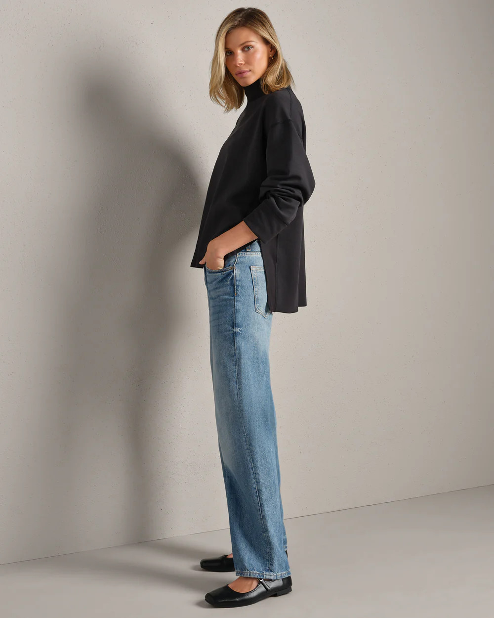 DreamGlow™ Mock Neck Pullover | Rhone