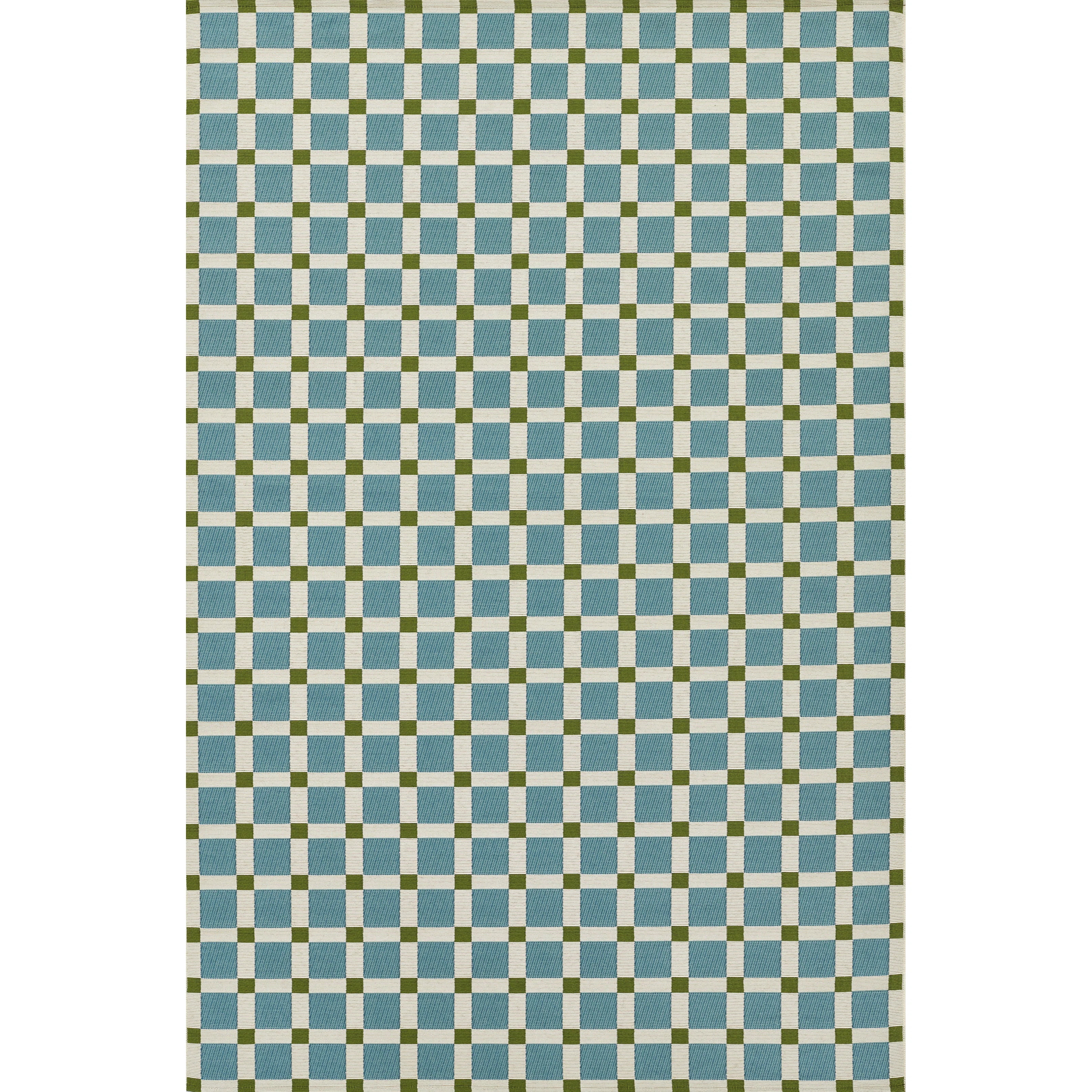 Icon Geometric Indoor Outdoor Blue Rug | AllModern