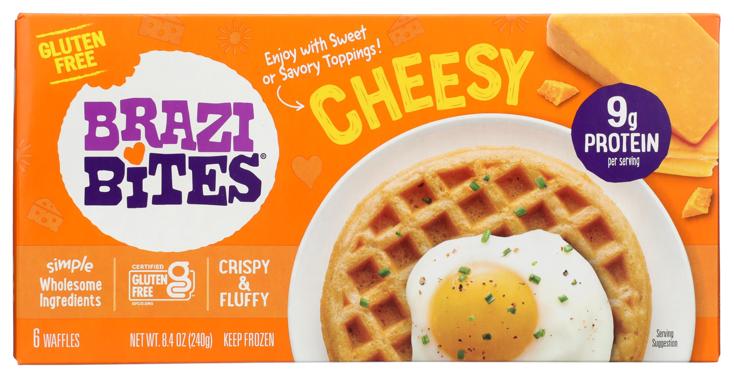 Brazi Bites Cheesy Waffles, 8.4 Oz | Amazon (US)