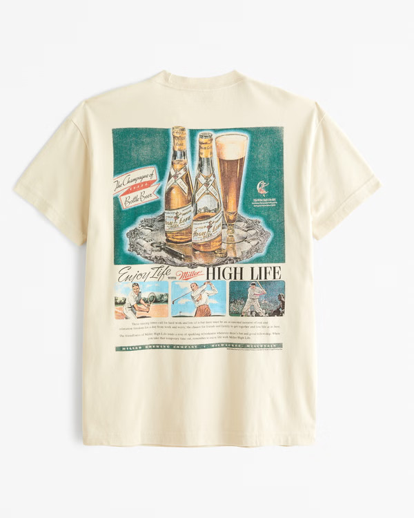 Miller High Life Graphic Tee | Abercrombie & Fitch (US)