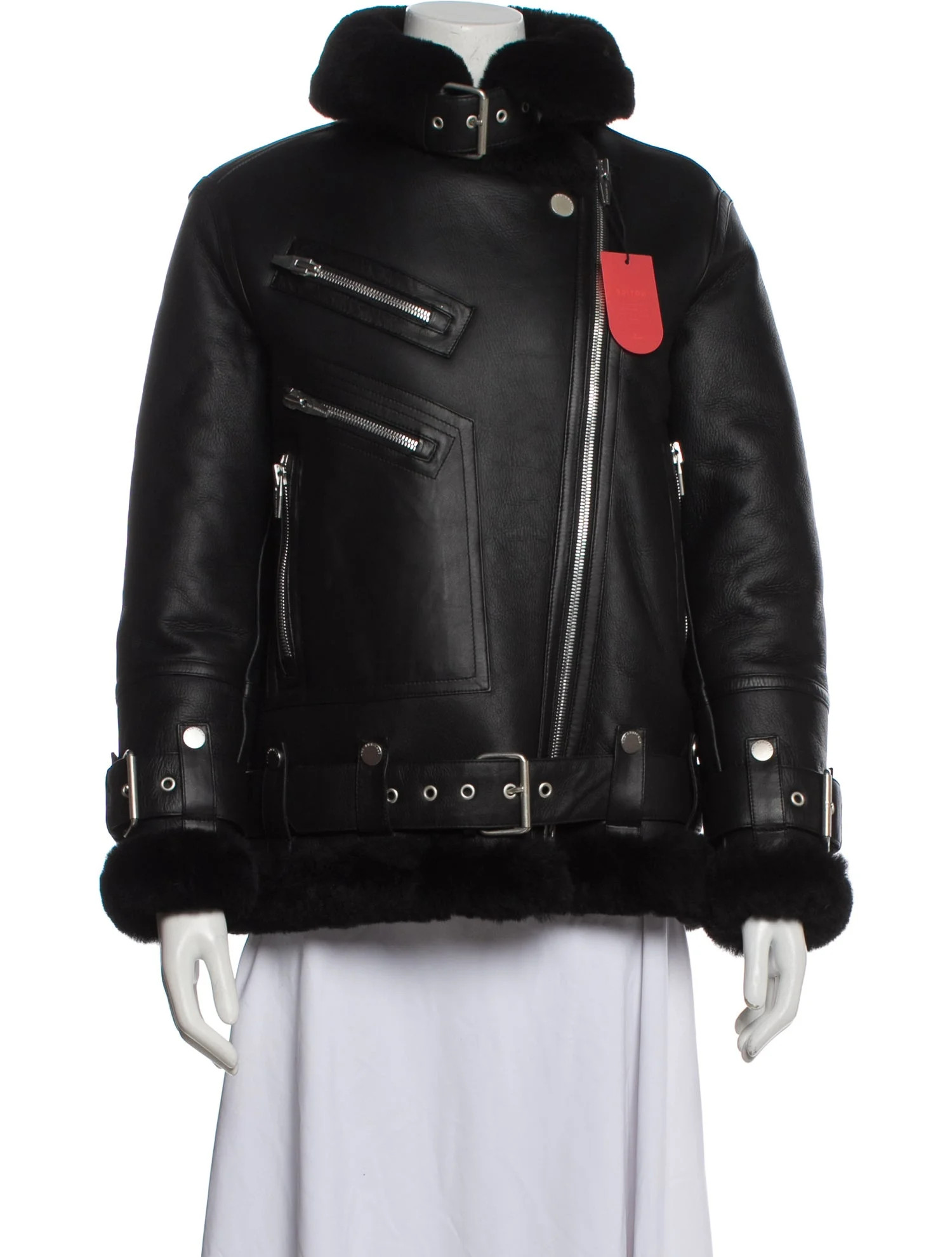 Lamb Leather Fur Coat | The RealReal