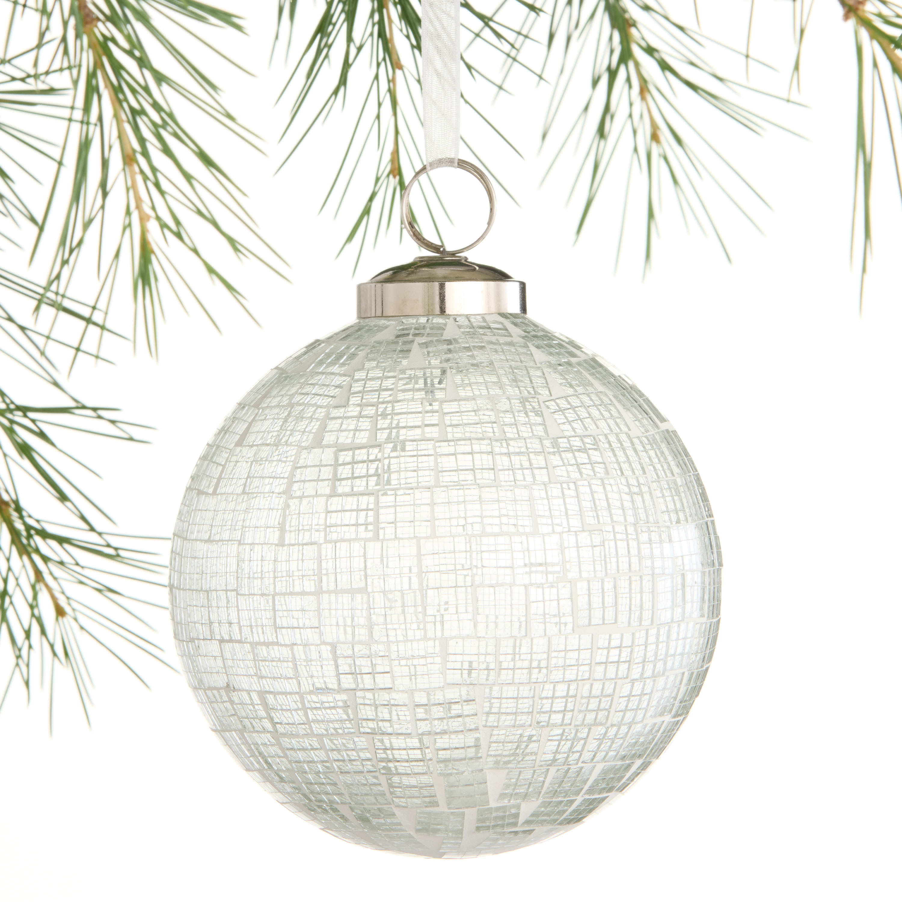 Glass Mosaic Ball Ornament | World Market
