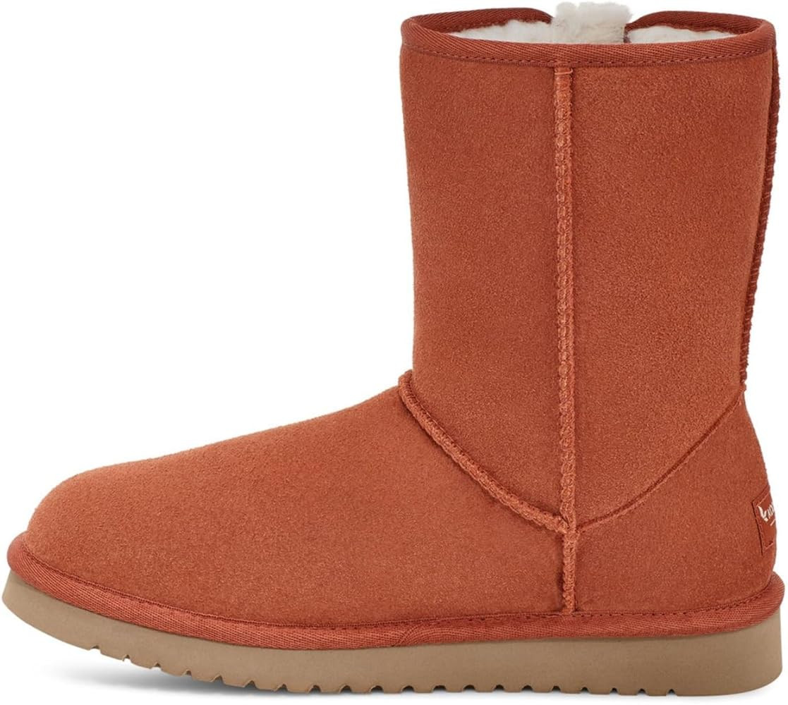 Amazon.com | Koolaburra by UGG Women's Victoria Short Mid Calf Boot, Baked Clay, 8 | Mid-Calf | Amazon (US)
