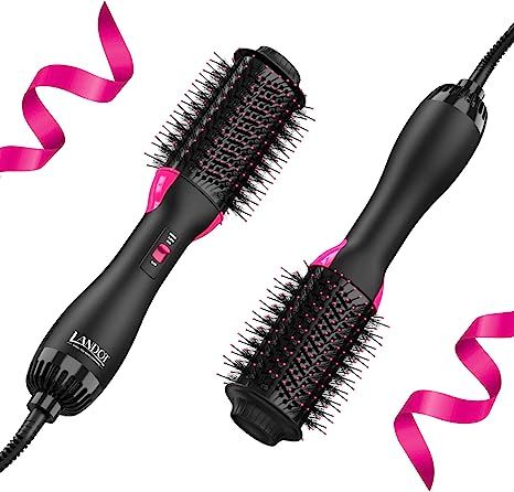 LANDOT Hair Dryer Brush Blow Dryer Brush in One, One-Step Hot Air Brush and Volumizer | Amazon (US)