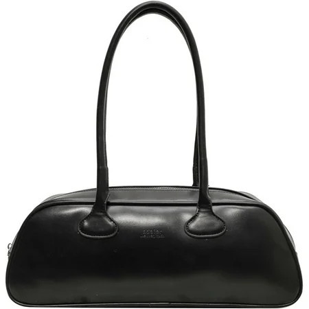 Fashion Shoulder bag for Women Retro Top Handle Handbag PU Leather Commuting Bag Bowler Purse East West Bag | Walmart (US)